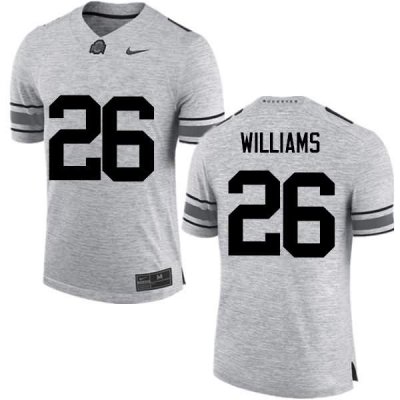 Men's Ohio State Buckeyes #26 Antonio Williams Gray Nike NCAA College Football Jersey Supply CUT1244RO